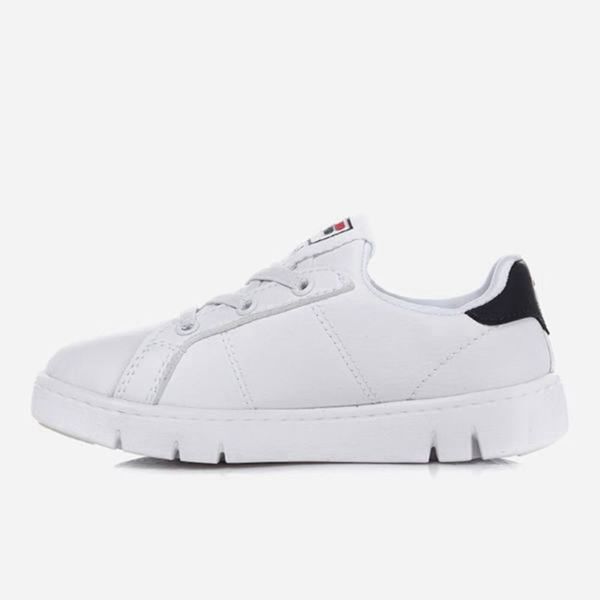 Sapatos De Estilo De Vida Fila Rapaz Branco/Pretas - Fila Court Flex Kd Outlet Portugal,UJGZ-12795